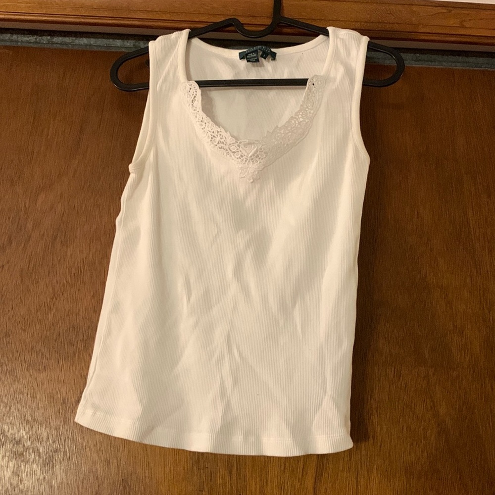 ralph lauren white tank